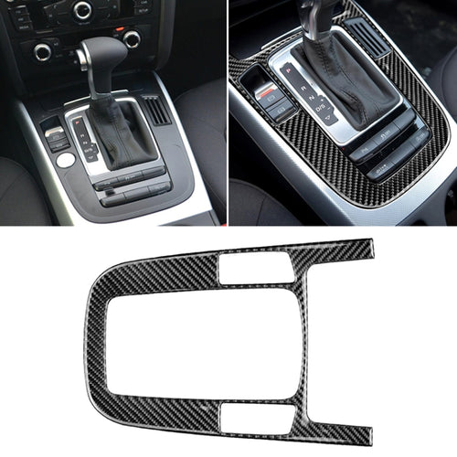 Adesivo decorativo per pannello di posizione del cambio in fibra di carbonio per Audi 2010-2018 Q5 / 2009-2016 A4L / 2009-2016 A5, Gear Position For A5