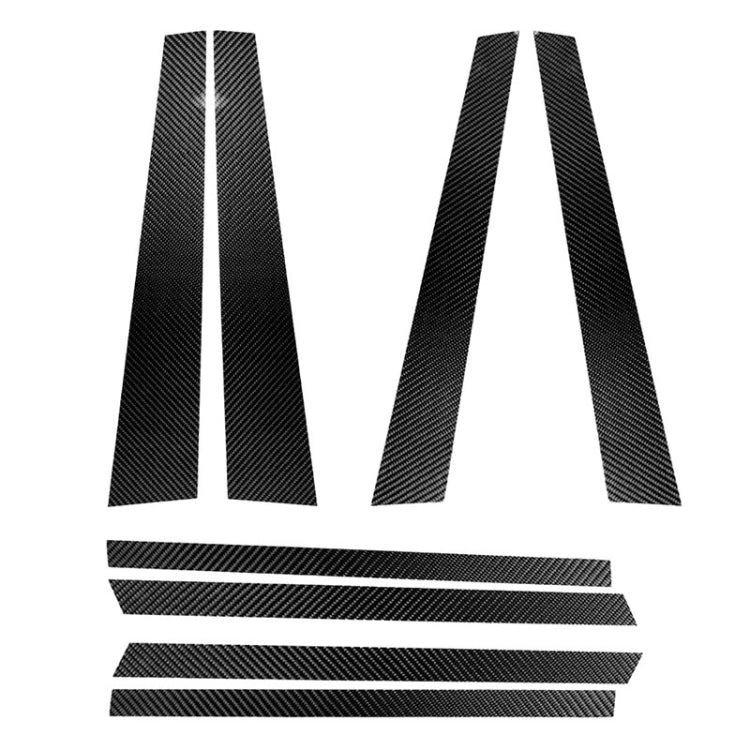 Adesivo decorativo per colonna B in fibra di carbonio per auto per BMW E70 2008-2013, For BMW E70