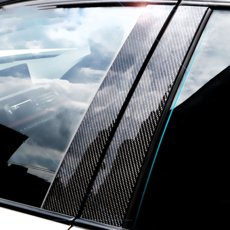 Adesivo decorativo per colonna B in fibra di carbonio per auto per BMW E70 2008-2013, For BMW E70