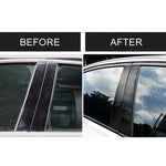 Adesivo decorativo per colonna B in fibra di carbonio per auto per BMW E70 2008-2013, For BMW E70