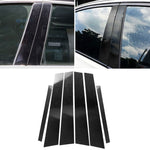 Adesivo decorativo per colonna B in fibra di carbonio per auto per BMW E90 2005-2012, For BMW E90