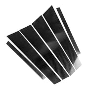 Adesivo decorativo per colonna B in fibra di carbonio per auto per BMW E90 2005-2012, For BMW E90
