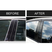 Adesivo decorativo per colonna B in fibra di carbonio per auto per BMW E90 2005-2012, For BMW E90