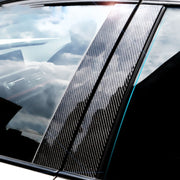 Adesivo decorativo per colonna B in fibra di carbonio per auto per BMW F10 2011-2017, For BMW F10