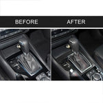 Telaio dell'ingranaggio con guida sinistra in fibra di carbonio per auto, un adesivo decorativo per Mazda Axela 2013-2016, Left Drive Gear Frame A