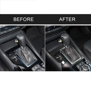 Telaio dell'ingranaggio con guida sinistra in fibra di carbonio per auto, un adesivo decorativo per Mazda Axela 2013-2016, Left Drive Gear Frame A