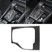 Telaio dell'ingranaggio con guida destra in fibra di carbonio per auto, un adesivo decorativo per Mazda Axela 2013-2016, Right Drive Gear Frame A