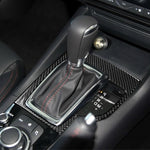 Telaio dell'ingranaggio con guida destra in fibra di carbonio per auto, un adesivo decorativo per Mazda Axela 2013-2016, Right Drive Gear Frame A