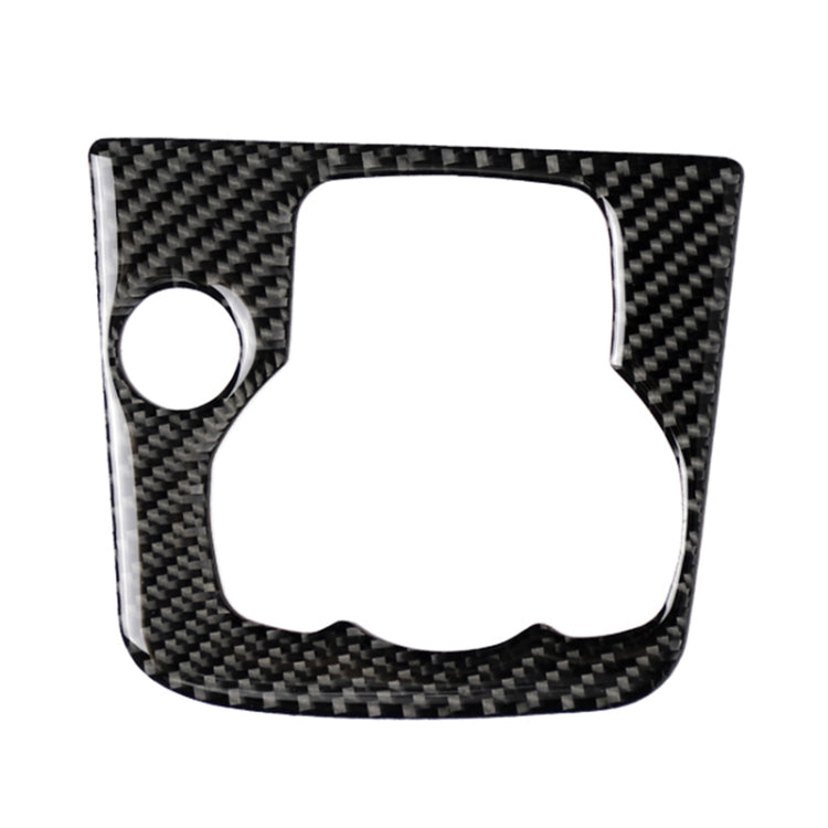 Cornice multimediale per auto con guida a destra in fibra di carbonio, un adesivo decorativo per Mazda Axela 2013-2016, Right Drive Multimedia Frame A