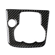 Cornice multimediale per auto con guida a destra in fibra di carbonio, un adesivo decorativo per Mazda Axela 2013-2016, Right Drive Multimedia Frame A