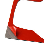 Cornice multimediale per auto con guida a destra in fibra di carbonio, un adesivo decorativo per Mazda Axela 2013-2016, Right Drive Multimedia Frame A