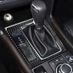 Adesivo decorativo B per telaio ingranaggio guida sinistra in fibra di carbonio per auto per Mazda Axela 2017-2018, Left Drive Gear Frame B