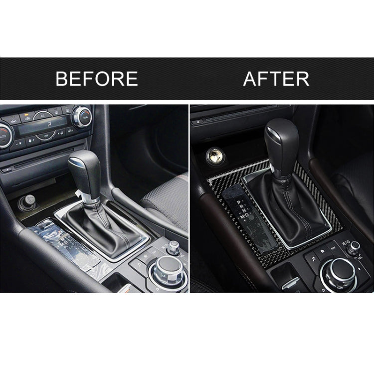 Adesivo decorativo B per telaio ingranaggio guida sinistra in fibra di carbonio per auto per Mazda Axela 2017-2018, Left Drive Gear Frame B