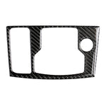 Adesivo decorativo per telaio multimediale con guida a sinistra in fibra di carbonio per auto per Mazda Axela 2017-2018, Left Drive Multimedia Frame B