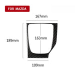 Adesivo decorativo fibra di carbonio per Mazda Axela 2017-2018