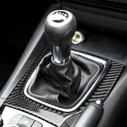 Adesivo decorativo C per telaio cambio manuale con guida a destra in fibra di carbonio per auto per Mazda Axela 2017-2018, Right Drive Manual Gear Frame C