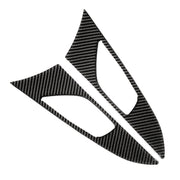 Adesivo decorativo per telaio esterno maniglia interna per porta in fibra di carbonio da 2 pezzi per Mazda Axela 2014/2017-2018, Door Inner Handle Outer Frame