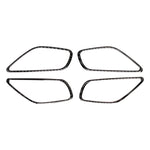 Adesivo decorativo per telaio maniglia interna porta in fibra di carbonio da 4 pezzi per Mazda Axela 2014/2017-2018, Door Inner Handle Frame