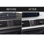 Adesivo decorativo per spia luminosa in fibra di carbonio per auto per Mazda Axela 2013-2018, Warning Light