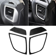 Adesivo decorativo per uscita aria destra e sinistra in fibra di carbonio per Mazda Axela 2014/2017-2018, Right and Left Air Outlet