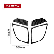 Adesivo decorativo per uscita aria destra e sinistra in fibra di carbonio per Mazda Axela 2014/2017-2018, Right and Left Air Outlet