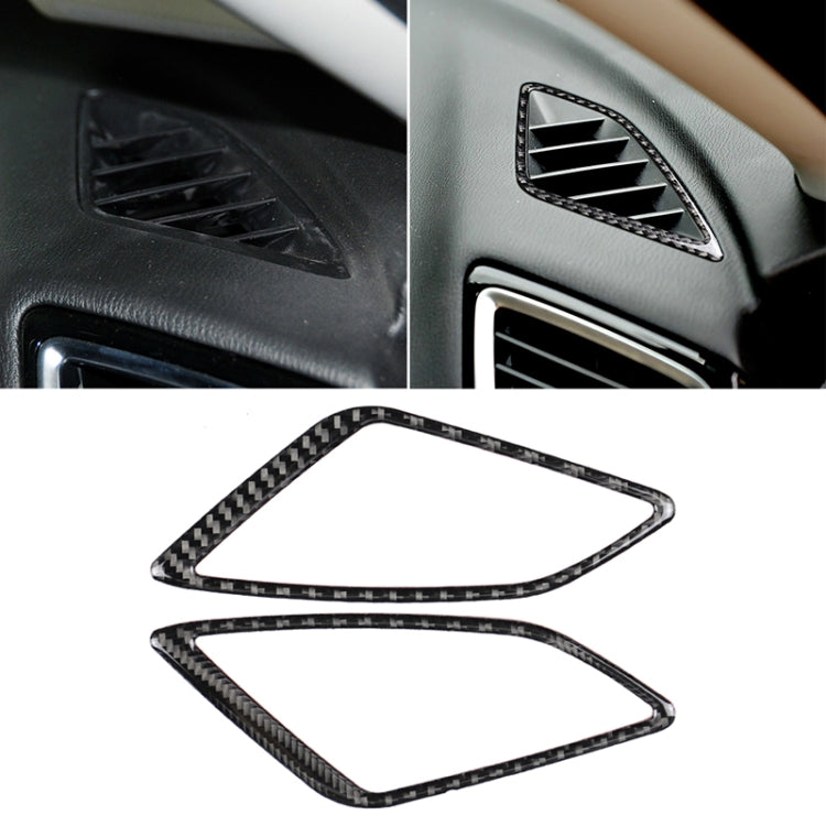 Adesivo decorativo per uscita aria strumento in fibra di carbonio per Mazda Axela 2014/2017-2018, Instrument Air Outlet