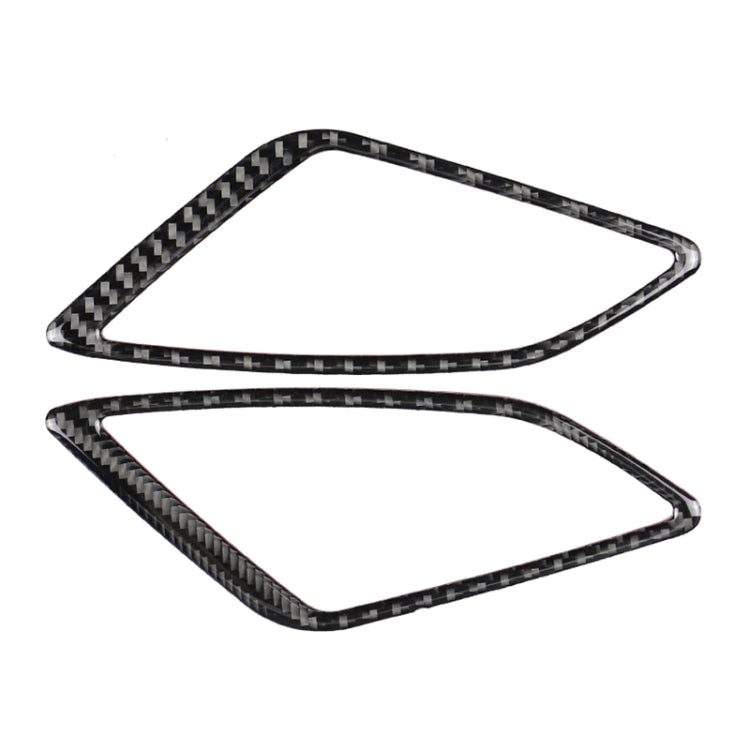 Adesivo decorativo per uscita aria strumento in fibra di carbonio per Mazda Axela 2014/2017-2018, Instrument Air Outlet