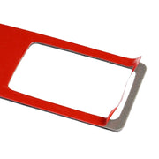 Adesivo decorativo per telaio di regolazione fari in fibra di carbonio per auto per Mazda Axela 2014/2017-2018, guida a sinistra, Headlight Adjustment Frame (A)