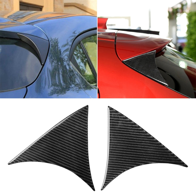 Labbro spoiler laterale posteriore in fibra di carbonio Mazda Axe