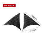 Labbro spoiler laterale posteriore in fibra di carbonio Mazda Axe