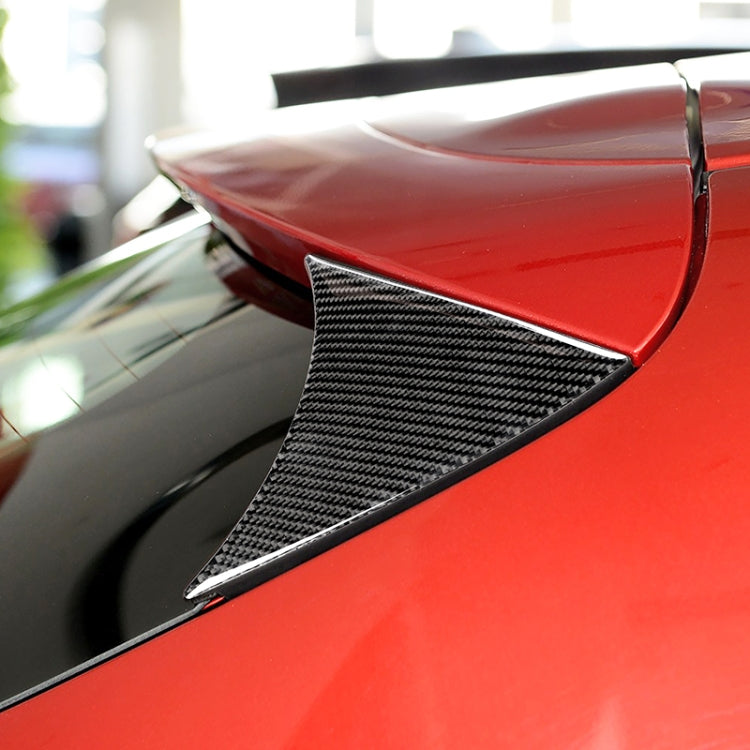 Labbro spoiler laterale posteriore in fibra di carbonio Mazda Axe