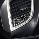 Adesivo decorativo per cornice di regolazione della presa d'aria condizionata per auto in fibra di carbonio per Mazda Axela 2014/2017-2018, Air Conditioning Air Outlet Adjustment