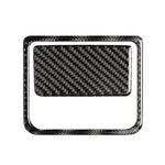 Adesivo decorativo per scatola portaoggetti per sedile passeggero anteriore in fibra di carbonio per auto per Mazda Axela 2017-2018, Front Passenger Seat Storage Box