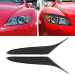 Sopracciglio leggero in fibra di carbonio per auto per Mazda RX-8 Coupé 2004-2008, For Mazda RX-8