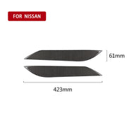 Sopracciglio leggero in fibra di carbonio per auto per Nissan 350Z 2003-2009 tutti i modelli, For 2003-2009 Nissan 350Z All Models