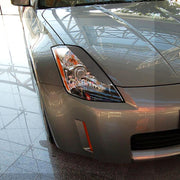 Sopracciglio leggero in fibra di carbonio per auto per Nissan 350Z 2003-2009 tutti i modelli, For 2003-2009 Nissan 350Z All Models