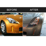 Sopracciglio leggero in fibra di carbonio per auto per Nissan 350Z 2003-2009 tutti i modelli, For 2003-2009 Nissan 350Z All Models