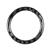 Adesivo decorativo per avvio con un solo pulsante in fibra di carbonio per auto per Toyota Camry di ottava generazione 2018-2019, One-button Start