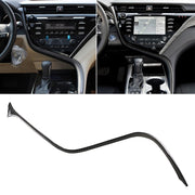 Adesivo decorativo con striscia S per controllo centrale in fibra di carbonio per auto per Toyota Camry di ottava generazione 2018-2019, guida a sinistra, Central Control S Strip