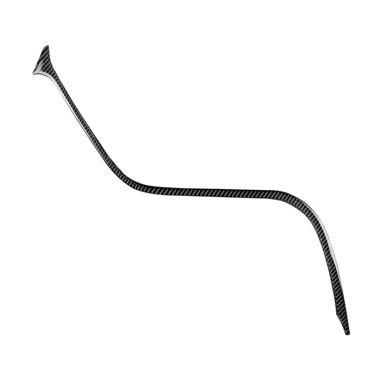 Adesivo decorativo con striscia S per controllo centrale in fibra di carbonio per auto per Toyota Camry di ottava generazione 2018-2019, guida a sinistra, Central Control S Strip