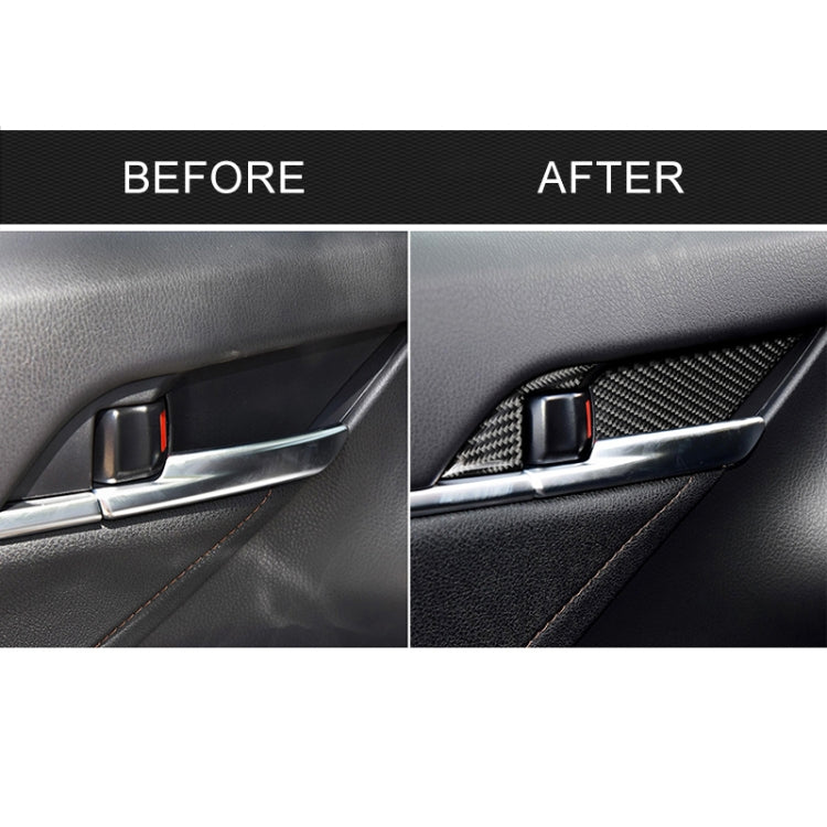 Adesivo decorativo fibra di carbonio per Toyota Camry 2018-2019