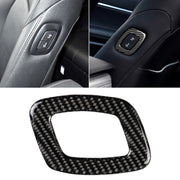 Adesivo decorativo per la regolazione del sedile in fibra di carbonio per auto per Toyota Camry di ottava generazione 2018-2019, guida a sinistra, Seat Adjustment