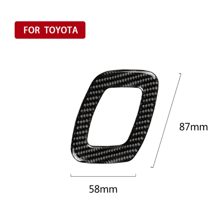 Adesivo fibra di carbonio per regolazione sedile Toyota Camry 201