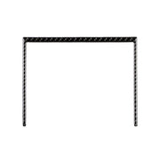 Adesivo decorativo con cornice a forma di U per scatola portaoggetti in fibra di carbonio per Toyota Camry di ottava generazione 2018-2019, Storage Box U Shape Frame