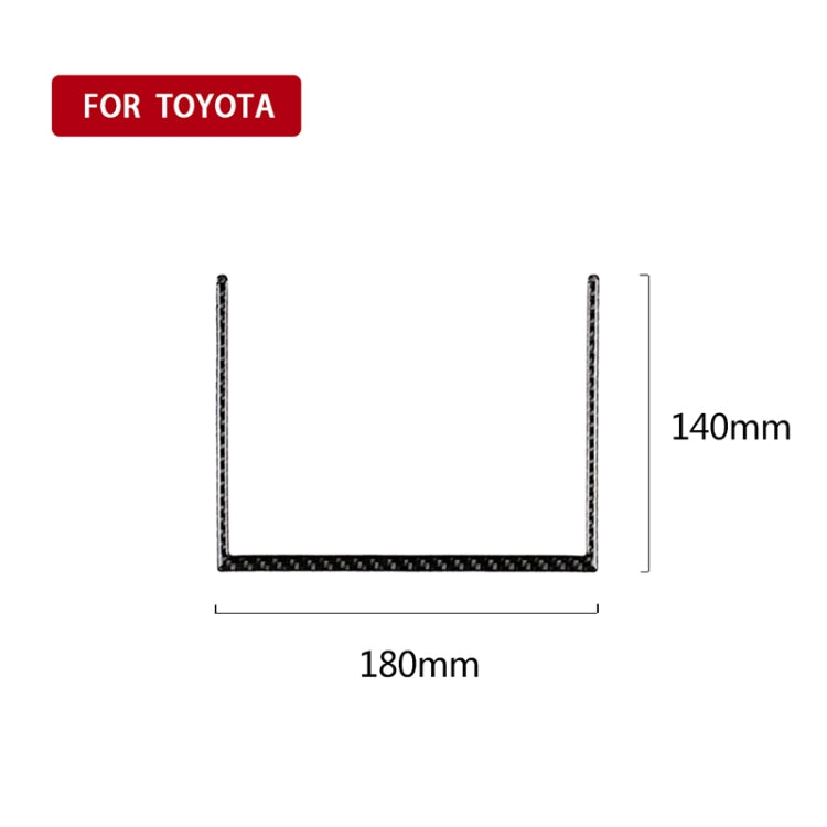 Adesivo decorativo fibra di carbonio per Toyota Camry