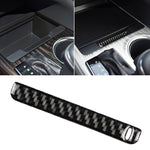 Adesivo decorativo con scanalatura per scatola portaoggetti in fibra di carbonio per auto per Toyota Camry di ottava generazione 2018-2019, guida a sinistra, Storage Box Groove