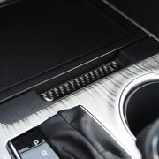 Adesivo decorativo con scanalatura per scatola portaoggetti in fibra di carbonio per auto per Toyota Camry di ottava generazione 2018-2019, guida a sinistra, Storage Box Groove