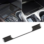 Adesivo decorativo per telaio della scatola portaoggetti per auto in fibra di carbonio per Toyota Camry di ottava generazione 2018-2019, Storage Box Frame