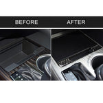 Adesivo decorativo per telaio della scatola portaoggetti per auto in fibra di carbonio per Toyota Camry di ottava generazione 2018-2019, Storage Box Frame