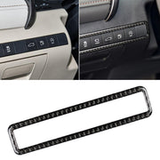 Adesivo decorativo con cornice per pulsanti multifunzionali di guida principale in fibra di carbonio per Toyota Camry di ottava generazione 2018-2019, Main Driving Multi-functional Button